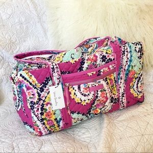 Vera Bradley Iconic Small Duffel WildflowerPaisley